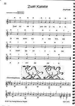 Pusak, Jörg: Die Ukulele - Der Hüpfende Floh - 33 easy Children`s Songs for Ukulele, sheet music sample