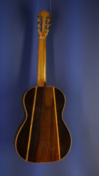 Preview: Hein Guitars, classical guitar spruce rosewood, after F. Simplicio and Santos Hernandez, luthier guitar, back view
