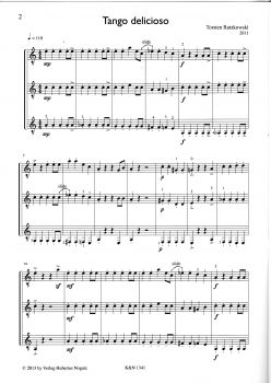 Ratzkowski, Torsten: Alles Tango for 3 Guitars or Guitar ensemble, sheet music sample