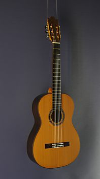 Konzertgitarre mit 63 cm kurzer Mensur - Ricardo Moreno, Modell Albeniz 63 Zeder, vollmassiv aus Zeder und Palisander