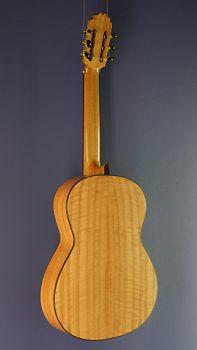 Ricardo Moreno C-M cedar, Spanish Guitar with solid cedar top and eucalyptus on back and sides, classical guitar, back view