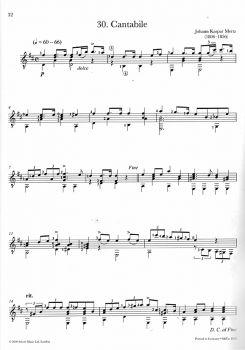 Romantic Guitar Anthology Vol. 2, sheet music for solo guitar sample