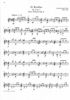 Romantic Guitar Anthology Vol. 3, sheet music for solo guitar sample