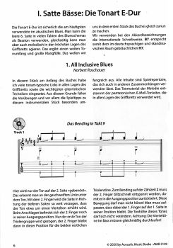 Roschauer, Norbert: Blessed be the Blues, Workshop, Songs and Instrumentals for Fingerstyle Guitar, sheet music sample