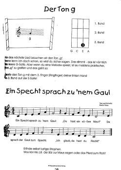 Rube, Martin: Die Ukulelenschule für Kinder im Vor- und Grundschulalter Beispiel