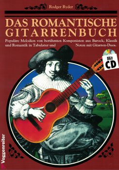 Das Romantische Gitarrenbuch, herausgegeben von David Ryder, für Gtarre solo, Noten und Tabulatur