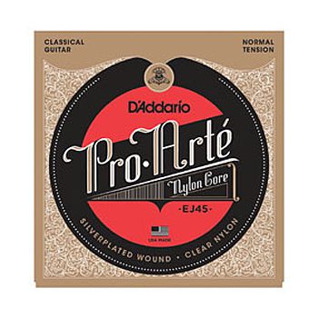 Strings for Classical Guitar, D`Addario EJ45, Nylon, normal tension