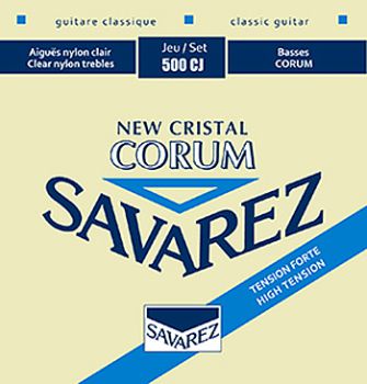 Saiten Savarez Corum New Cristal 500CJ high tension, Nylon für Konzertgitarre