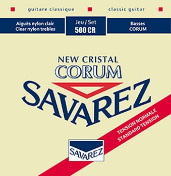 Saiten Savarez Corum New Cristal 500CR normal tension, Nylon für Konzertgitarre