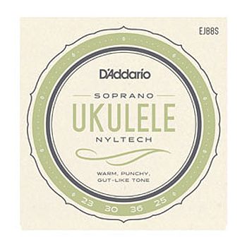 Ukulele-Strings D`Addario EJ88S Nyltech, for Soprano Ukulele