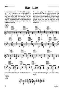 El-Salamouny, Ahmed: Ipanema, Brazilian Solos and Duos for guitar, notes sample