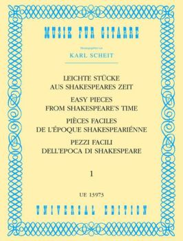 Scheit, Karl: Easy Pieces from Shakespeares Time 1, Renaissance pieces for guitar, sheet music