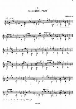 Scheit, Karl: Easy Pieces from Shakespeares Time 2 - Renaissance pieces for guitar, sheet music sample