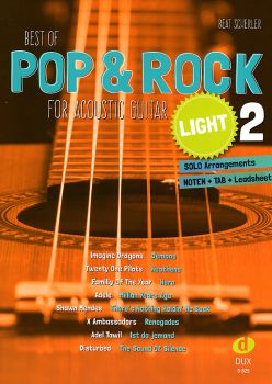 Scherler, Beat: Best of Pop & Rock light Vol. 2, Noten für Gitarre
