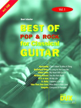 Scherler, Beat: Best of Pop and Rock for Classical Guitar Vol. 1