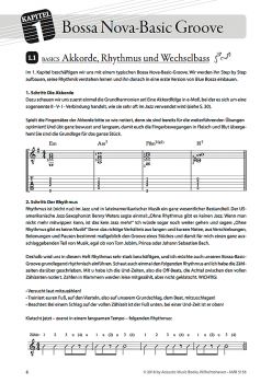 Schneider, Silvio: The Easy Way to Blue Bossa, Guitar workshop for Latin American music, notes sample