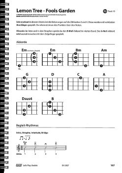 Schusterbauer, Daniel: Let`s Play Ukulele, Ukulele school and Songbook, sample