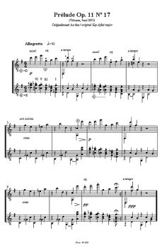 Skrjabin, Aleksandr: 24 Préludes for 2 Guitars, sheet music