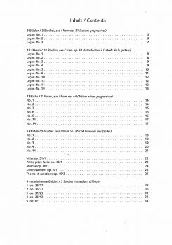 Sor, Fernando: Sor for Guitar, sheet music sample