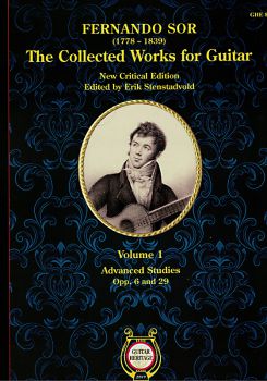 Sor, Fernando: Collected Works for Guitar Vol. 1, Advanced Studies op. 6 and 29, Guitar solo sheet music