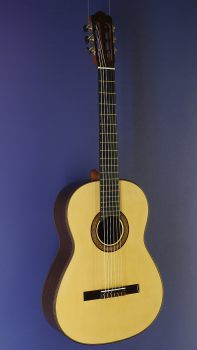Stefanos Poligenis, luthier guitar, double top lattice, spruce, Madagascar rosewood, scale 65 cm, built in 2023