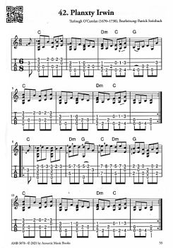 Steinbach, Patrick: Uke`s Finest, Irish Folk, Classic, Ragtime, X-Mas für Ukulele solo in Low G-Stimmung; Noten und Tabulatur Beispiel