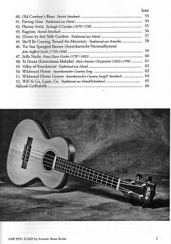 Steinbach, Patrick: Uke`s Finest, Irish Folk, Classic, Ragtime, X-Mas for Ukulele solo in Low G-Tuning, sheet music content