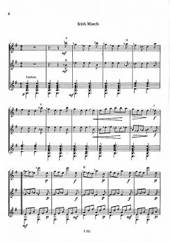 Szordikowski, Bruno: Irish Dreams - Irish Suite for 3 Guitars or Guitar Ensemble, sheet music sample