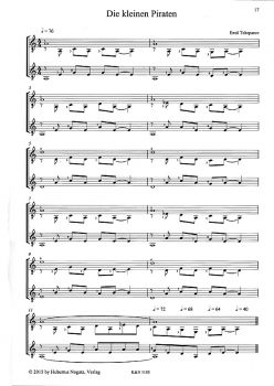 Tcheparov, Emil: Zoo Blues Vol. 1, easy pieces forr 1-2 guitars, sheet music sample