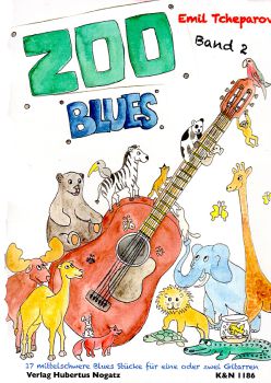 Tcheparov, Emil: Zoo Blues Band 2, mittelschwere Stücke für 1-2 Gitarren, Noten