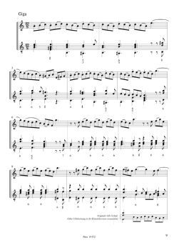 Telemann, Georg Philipp: Sonata a-minor for Violin (Mandolin, Flute) and Guitar, sheet music sample