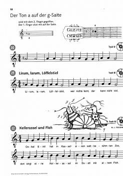 Teschner, Hans Joachim: Fridolin Vol. 1 - Guitar method for kids sample