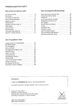 Teuchert, Heinz: Meine Gitarrenfibel - Guitar Method for kids Vol. 1 content