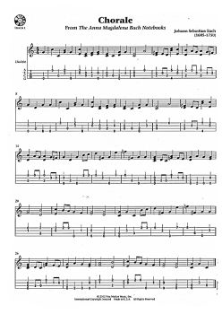 The Baroque Ukulele, solo pieces for the Uke, sheet music sample