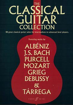 The Classical Guitar Collection, Eine Sammlung bekannter Stücke für Gitarre solo, Noten