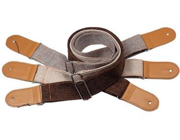 Ukulelen-Gurt beige, Baumwolle