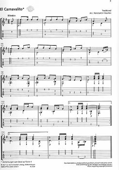 Vassiliev, Konstantin: La Guitarra Latinoamericana, sheet music for guitar solo sample