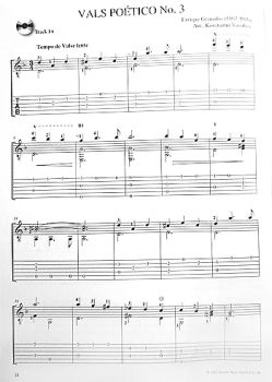 Vassiliev, Konstantin: Meister der Spanischen Musik - masters od Spanish guitar music, notes and tab example