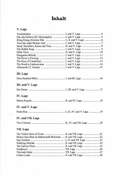 Wagenschein, Matthias: Intruduction to playing in positions, with open basses, guitar solo sheet music content