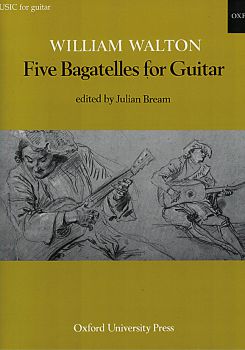 Walton, William: Five Bagatelles für Gitarre solo, Noten