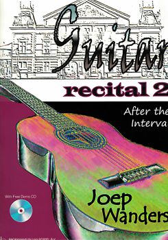 Wanders, Joep: Guitar Recital 2, easy to intermediate pieces for guitar solo, sheet music