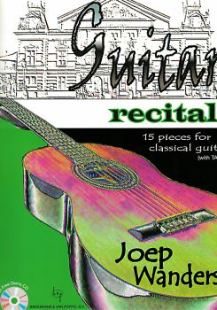 Wanders, Joep: Guitar Recital 1, easy to intermediate pieces for guitar solo, sheet music