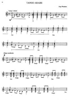 Wanders, Joep: La Guitarra Espanola, Spanish Pieces for Guitar solo, sheet music sample