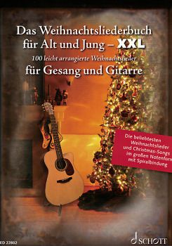 Das Weihnachtsliederbuch für Alt und Jung XXL für Gesang und Gitarre, Liederbuch, Songbook