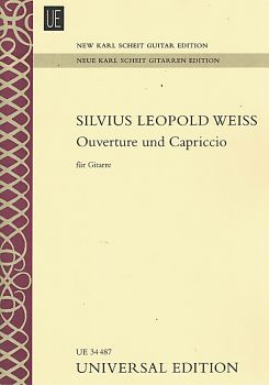 Weiss, Slvius Leopold: Ouverture und Capriccio für Gitarre solo - Neue Karl Scheit Edition, Noten