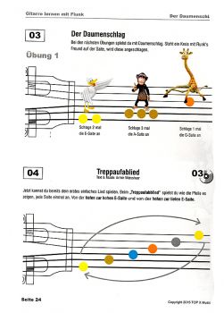 Weisshaar, Armin: Gitarre lernen mit Flunk - Guitar Method for Children, sample