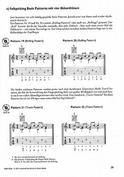 Westermeier, Hans: Picking Basics Band 1, Fingerstyle Gitarrenschule Noten Beispiel