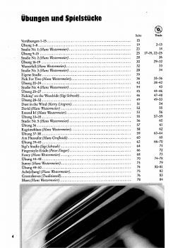 Westermeier, Hans: Picking Basics Band 1, Fingerstyle Gitarrenschule Inhalt