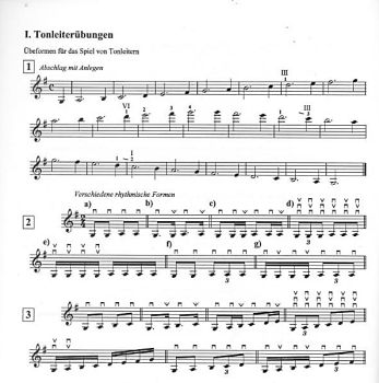 Wilden-Hüsgen, Marga: Technische Studien für Mandoline, Noten Beispiel