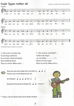 Wolters, Burkhard: Alles Gitarre Vol 1, Guitar Method for Kids (+ online Audio) sample